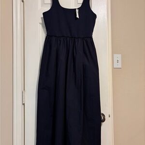 Banana Republic Factory Navy Midi Dress